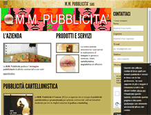 Tablet Screenshot of mmpubblicitacesena.com